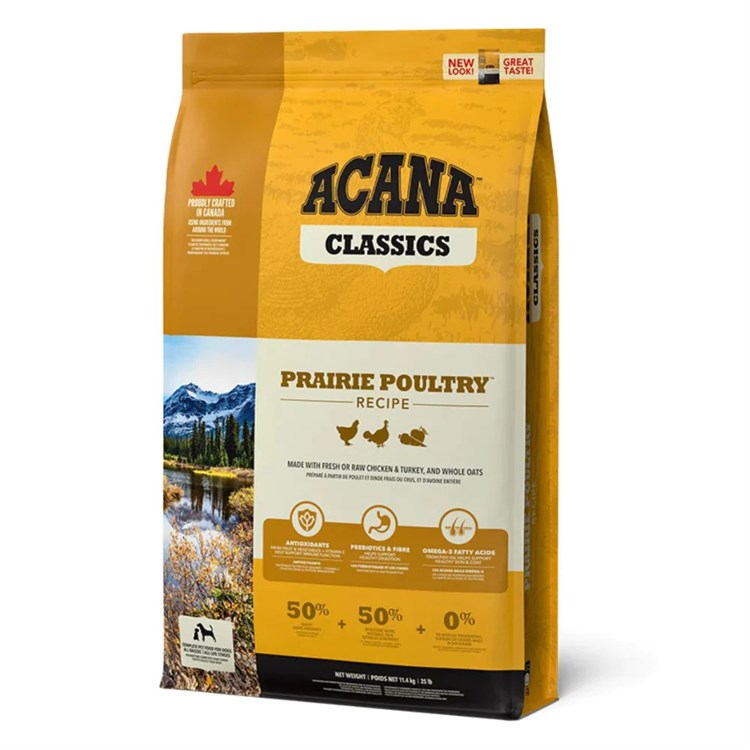 2 SACCHI - Acana Classics Adult Dog Prairie Poultry 9,7 kg