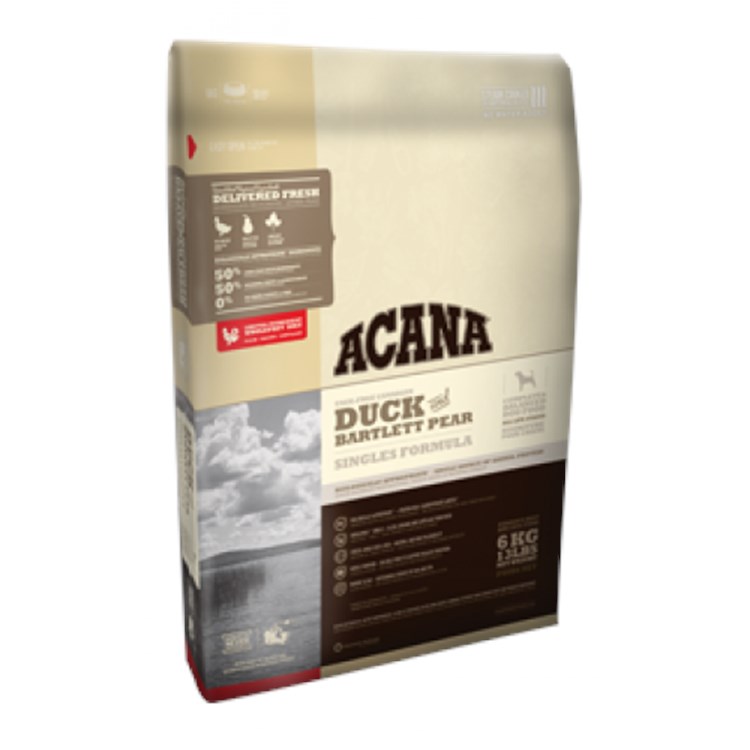 2 SACCHI Acana Dog Duck Pear MonoProteico 11,4 Kg Anatra e Pera P