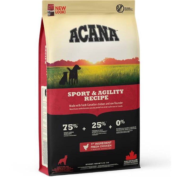 2 SACCHI - Acana Dog Sport & Agility 11,4 kg Cane PREZZO A CONFEZ