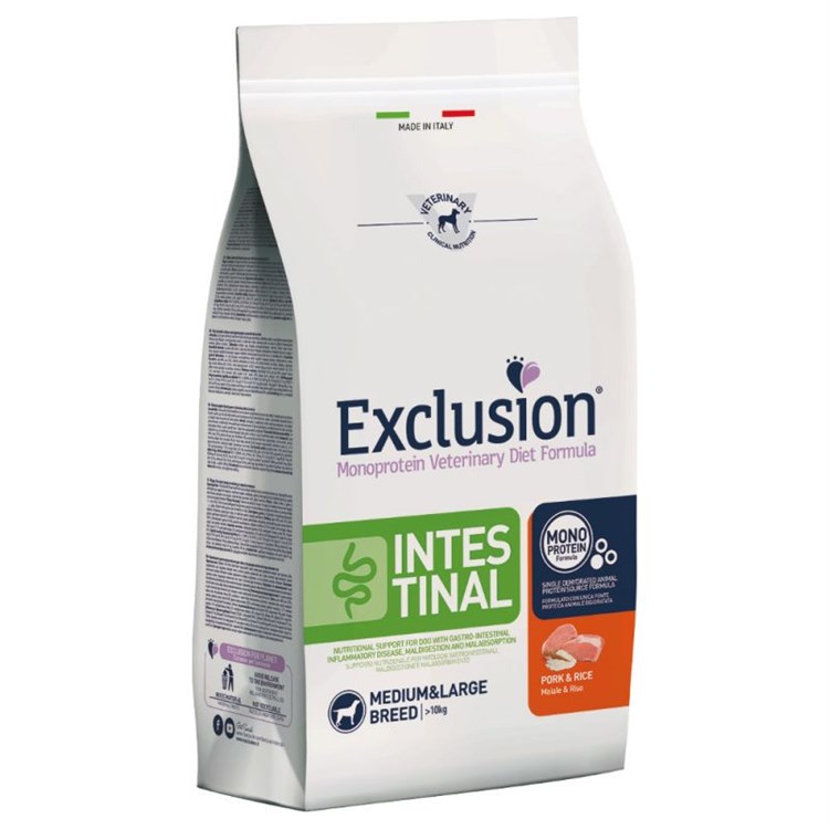 2 SACCHI Exclusion Diet Intestinal Adult Medium Large Maiale e Ri
