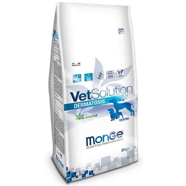 2 SACCHI Monge VetSolution Dermatosis 12 kg Per Cani PREZZO A CON
