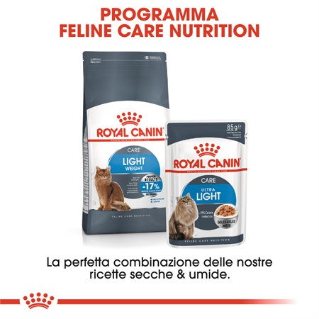 Royal Canin Ultra Light Jelly 85 gr In Gelatina Per Gatti in Gatti