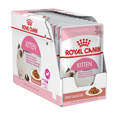 Royal Canin Kitten Instinctive Gravy 85 gr In Salsa Per Gatti in Gatti