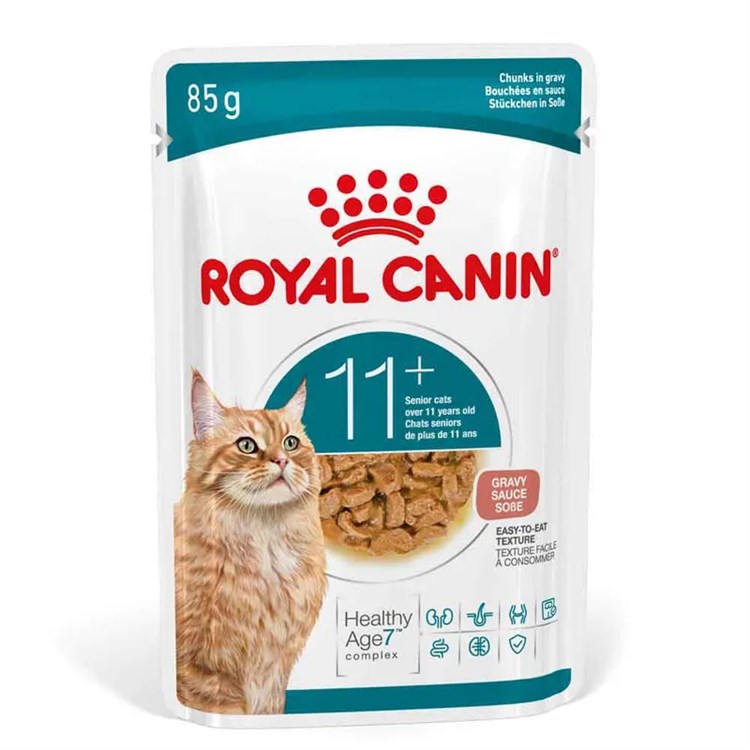 Royal Canin Ageing + 11 Gravy 85 gr In Salsa Per Gatti