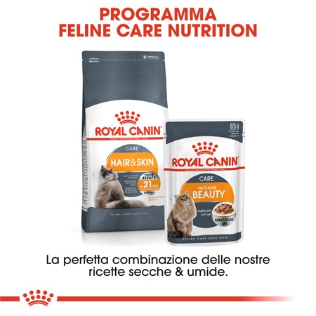 Royal Canin Intense Beauty Gravy 85 gr In Salsa Per Gatti in Gatti