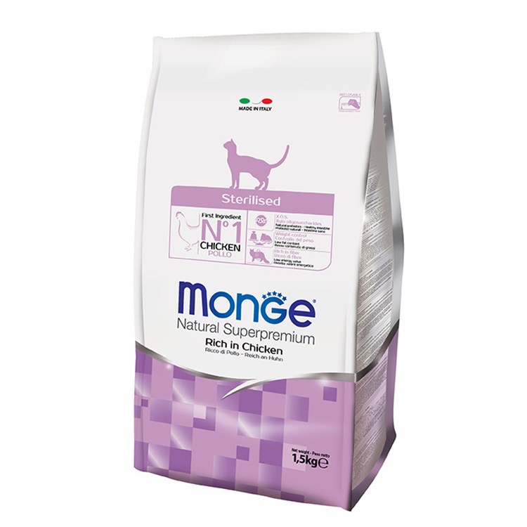 Monge Natural Superpremium Sterilised Pollo 400 gr Per Gatti