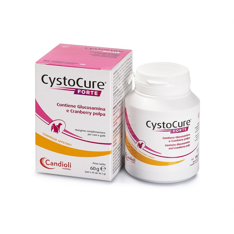 Candioli Cystocure Forte mangime completo 30 compresse da 2 gr 60 gr