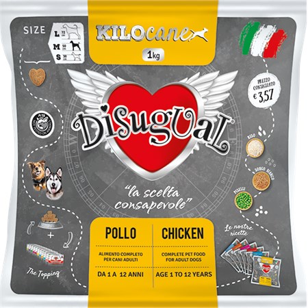 Disugual Dog Medium Adult 2 Kg Gusto Pollo in Cani