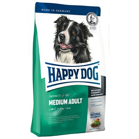 Happy Dog Supreme Fit & Well Medium Adult 12,5 kg Per Cani in Cani