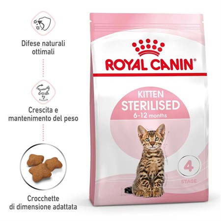 Royal Canin Kitten Sterilised 2 Kg Gatto in Gatti