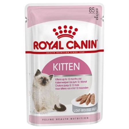 Royal Canin Kitten Loaf 85 gr Mousse Pate Per Gatti in Gatti