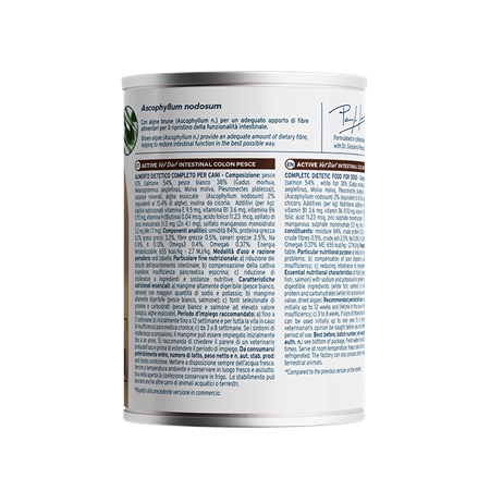 Forza 10 Active Intestinal Colon Pesce 390 Gr Barattolo Umido Per Cani in Cani