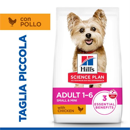 Hill's Science Plan Small & Mini Adult con Pollo 6 kg in Cani