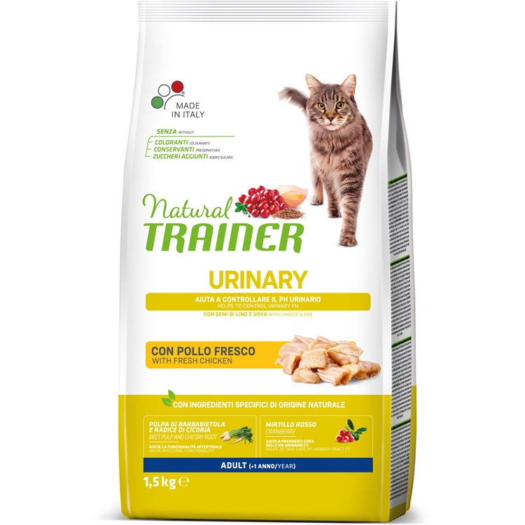 Natural Trainer Urinary Con Pollo 1,5 Kg Per Gatti