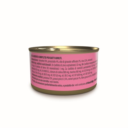 Schesir in Gelatina Tonnetto Con Prosciutto 85 gr Per Gatti in Gatti