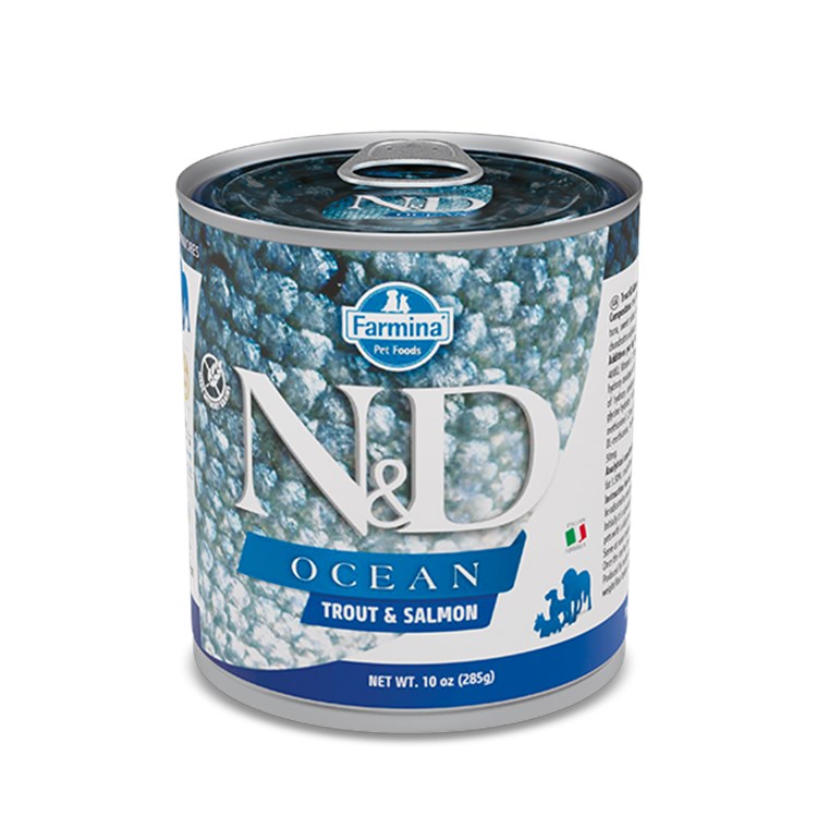 Farmina N/D Umido Ocean Dog Adult Trota e Salmone 285 Gr