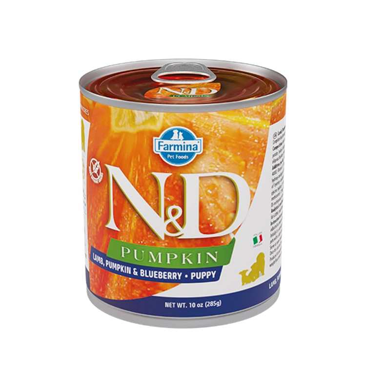 Farmina N/D Umido Pumpkin Dog Puppy Agnello e Mirtillo 285 Gr