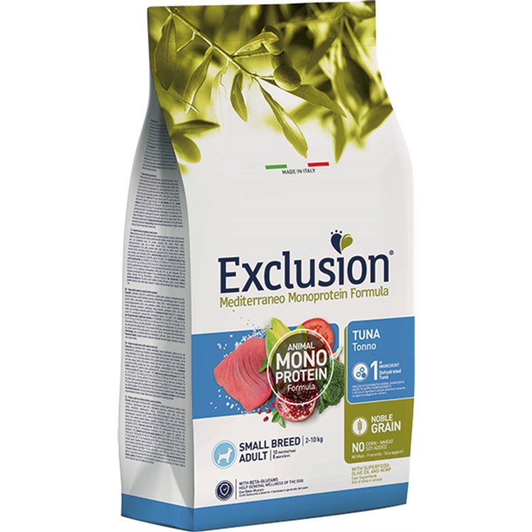 Exclusion Mediterraneo Small Breed Adult Pesce 7 Kg Fish
