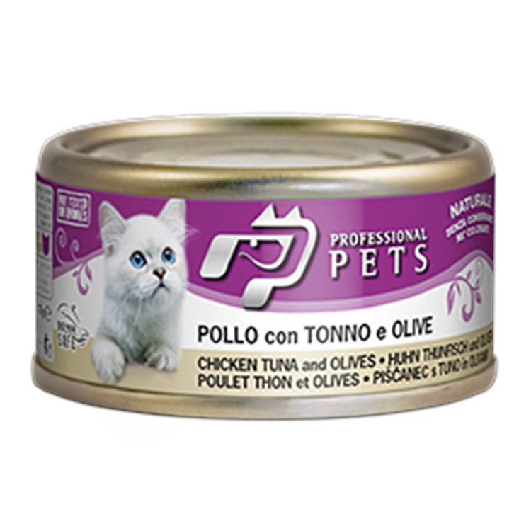 Professional pets 70 gr Pollo tonno e olive