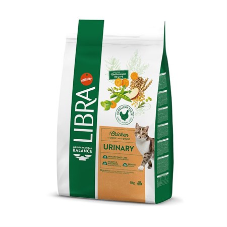 Libra Cat Urinary Pollo 8 kg Per Gatti in Gatti