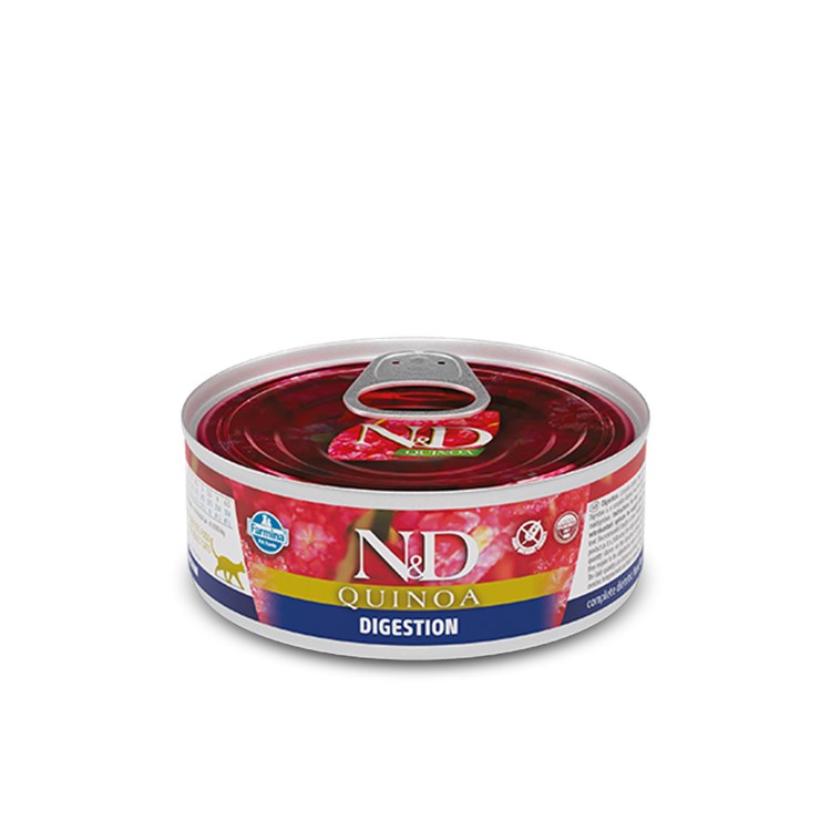 Farmina N&D Quinoa 80 gr Skin Coat Quaglia Wet Umido Gatto