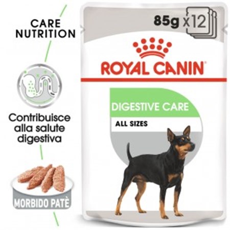 Royal Canin All Sizes Digestive Care 85 Gr Busta Pate Loaf Umido Per Cane in Cani