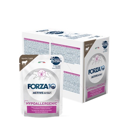 Forza 10 Active Vet Diet Hypoallergenic Agnello 80 Gr Busta Umido in Cani