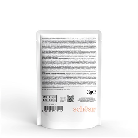 Schesir Complete Tonnetto con Salmone 85 gr Jelly Bustina Umido Per Gatti in Gatti