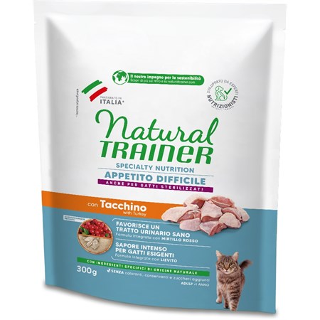 Natural Trainer Exigent Tacchino 300 gr Gatto in Gatti