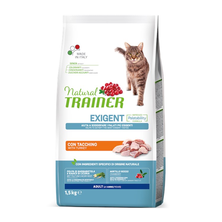Natural Trainer Exigent Carni Bianche Fresche 1,5 kg Gatto