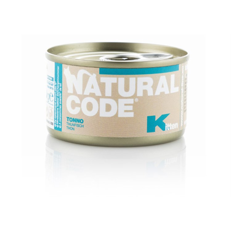 Natural Code Kitten Tonno 85 gr Scatoletta Per Gatti