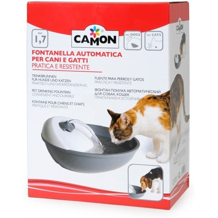 Camon Drinkwell Ciotola Fontanella Automatica 1,70 L Per Cani e Gatti