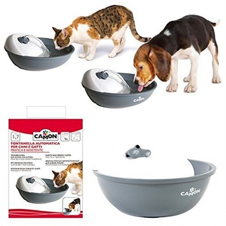 Camon Drinkwell Ciotola Fontanella Automatica 1,70 L Per Cani e Gatti in Gatti