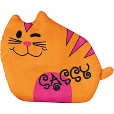 Kong Cat Refillables Sassy Gioco Per Gatti 10 cm Con Erba Gatta in Gatti