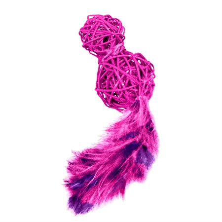 Kong Cat Wubba Wicker 16 cm Con Led Per Gatti in Gatti