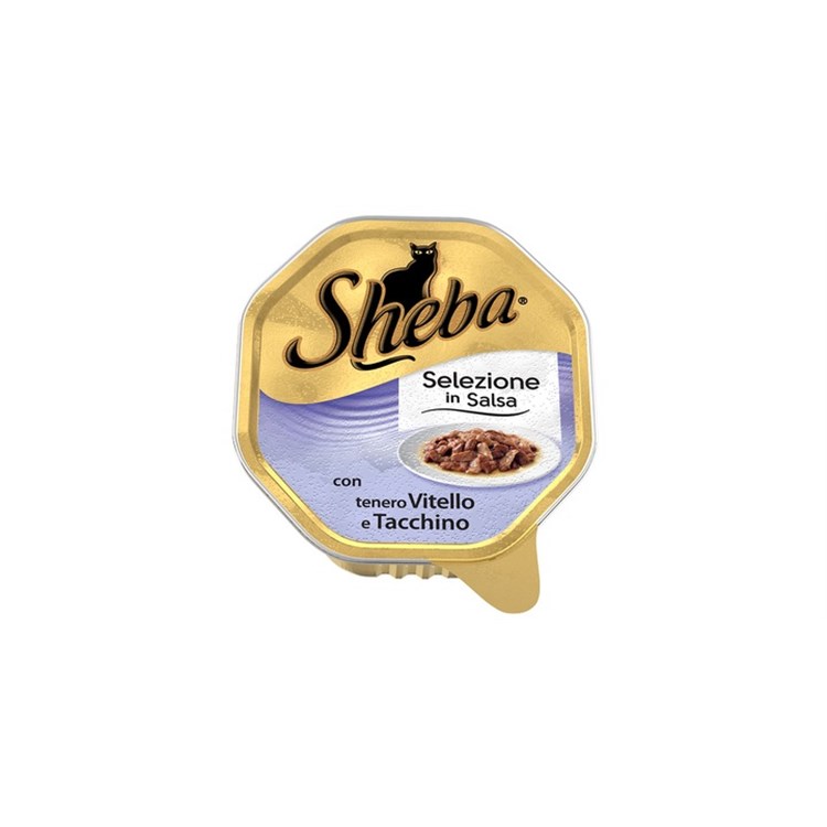 Sheba Salsa 85 gr Vitello e Tacchino in Salsa
