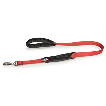 Camon Guinzaglio Doppia Maniglia Nero Per Cani in Cani