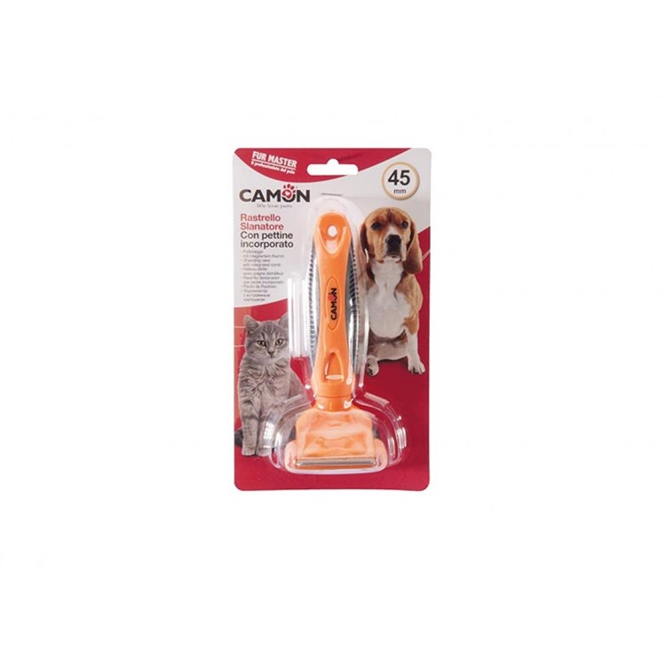 Camon Slanatore Professionale 45 mm Rastrello Districante Per Cani e Gatti