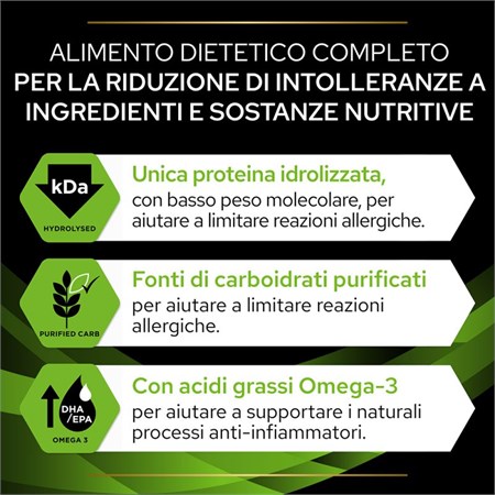 Purina Pro Plan Veterinary Diet Ha Hypoallergenic 400 gr Mousse Per Cane in Cani