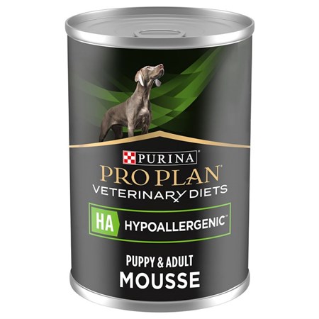 Purina Pro Plan Veterinary Diet Ha Hypoallergenic 400 gr Mousse Per Cane in Cani