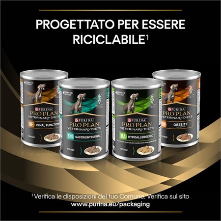 Purina Pro Plan Veterinary Diet Ha Hypoallergenic 400 gr Mousse Per Cane in Cani