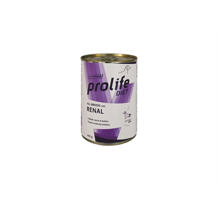 Prolife Dog Veterinary Renal 400 gr Umido Cane