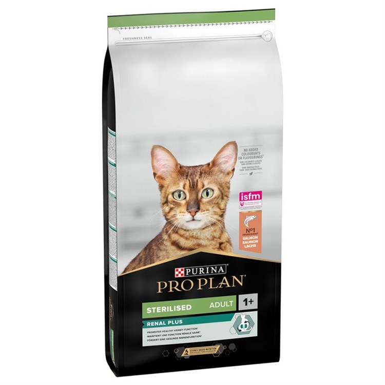 Purina Pro Plan Optirenal Sterilised Salmone 1,5 Kg per Gatti Sterilizzati