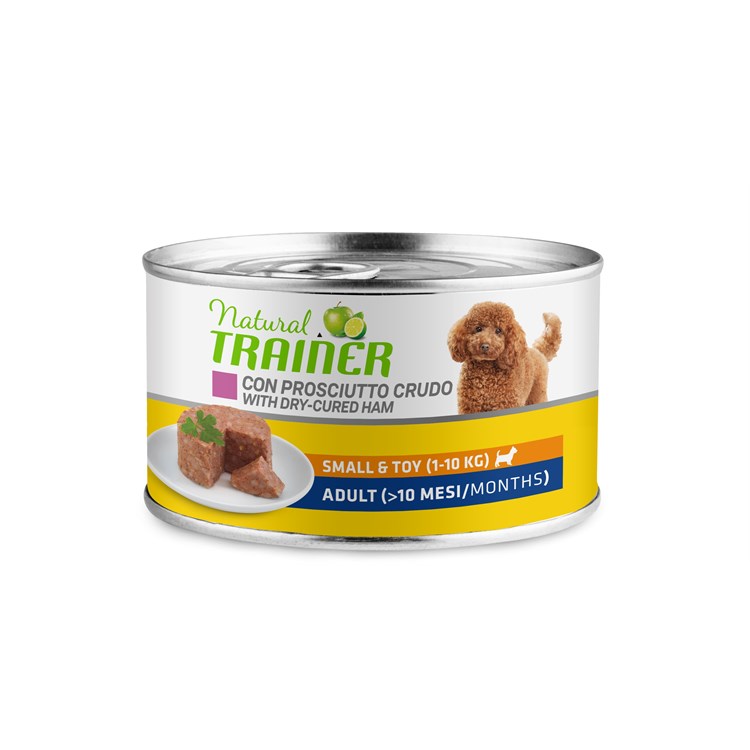 Natural Trainer Small Toy Adult Prosciutto 150 gr Umido Cane