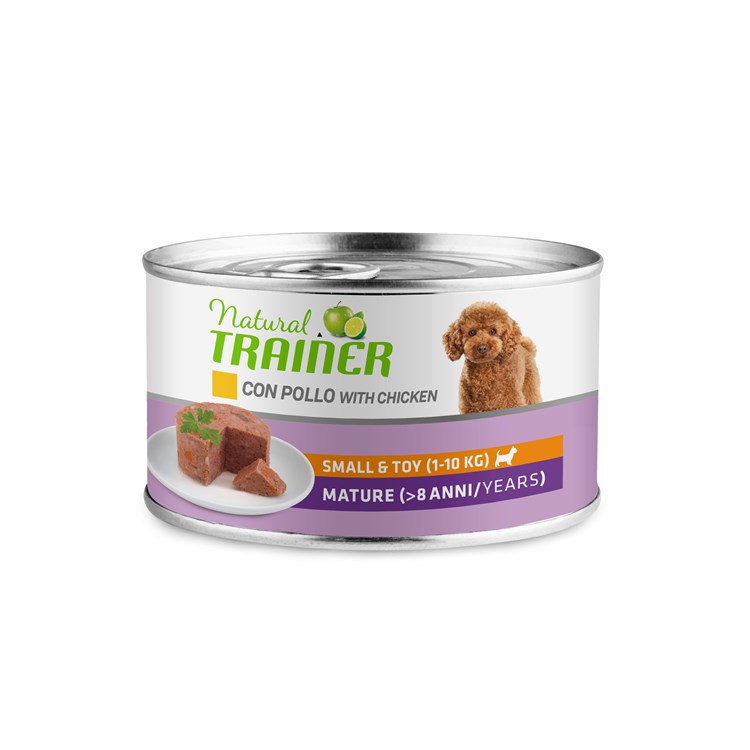 Natural Trainer Small Toy Mature Pollo 150 gr Umido Cane