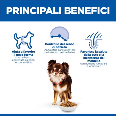 Hill's Science Plan Small & Mini Adult Light con Pollo 1,5 kg in Cani