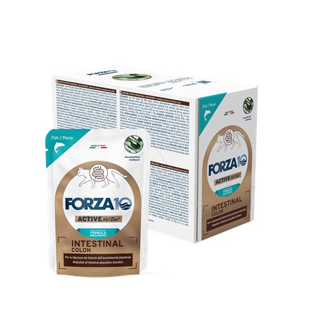Forza 10 Active Vet Diet Intestinal Colon Pesce 80 Gr Bustina Umido Gatto in Gatti