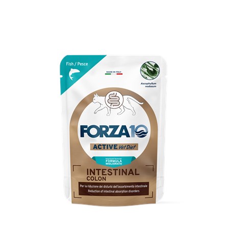 Forza 10 Active Vet Diet Intestinal Colon Pesce 80 Gr Bustina Umido Gatto in Gatti