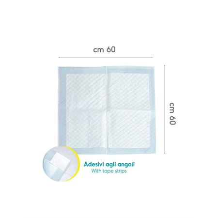 Record Tapiss 600 Tappetini Assorbenti Per Cani 60 x 60 in Cani