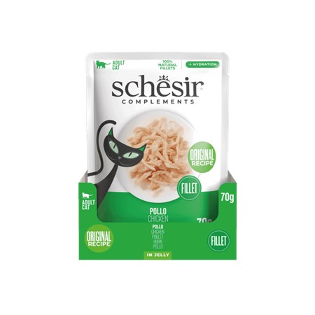 Schesir Complements Pollo 70 gr Bustina Umido Per Gatti in Gatti